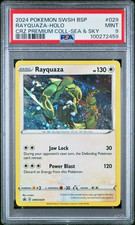 Pokemon Card Rayquaza Holo SWSH029 CRZ Premium Coll Sea e Sky ENG Mint PSA 9