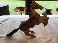 Indian Carved Wooden "Ghodi"