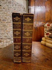 Antichi grandi libri francesi XIX secolo primi 800 dizionari