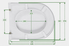 Sedile WC Haro Pidre 542161