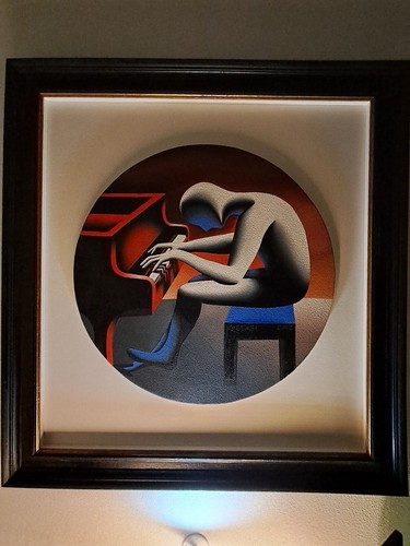 Mark kostabi olio tela 61 - tela,