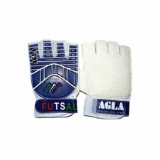 MN40 AGLA FUTSAL GUANTI PORTIERE CALCETTO MEZZE DITA CALCIO A 5 