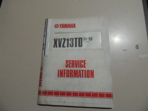 Yamaha xvz 1200 1300 - td, td