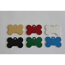MEDAGLIETTE per cani gatti OSSO con Incisione Personalizzata gratis + Anellino