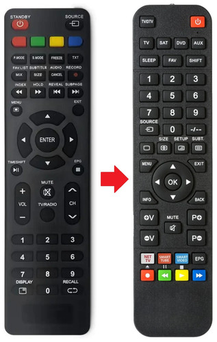 Telecomando adatto per - , aim
