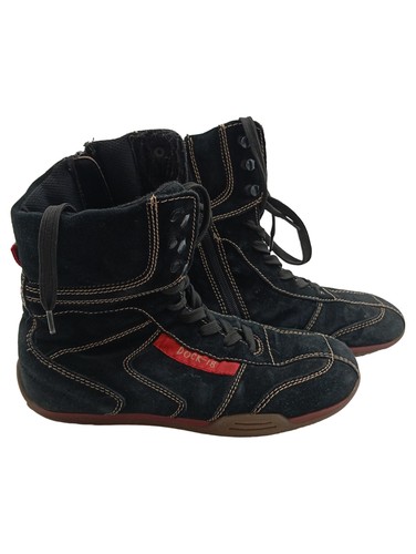 Dockers stivali donna neri con - stivali,