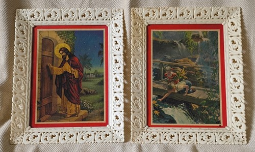 Vintage quadri gesù che bussa - vintage,