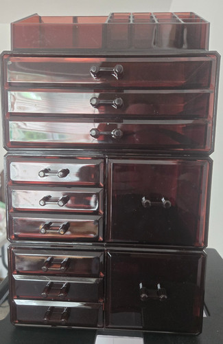 Vetrina organizer trucco