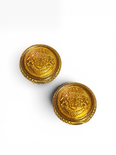 Orecchini vintage clip tono - clip, on