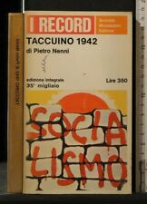 TACCUINO 1942. Pietro Nenni. Mondadori.