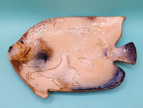 Decorazione fish flounder - fish-flounder, in