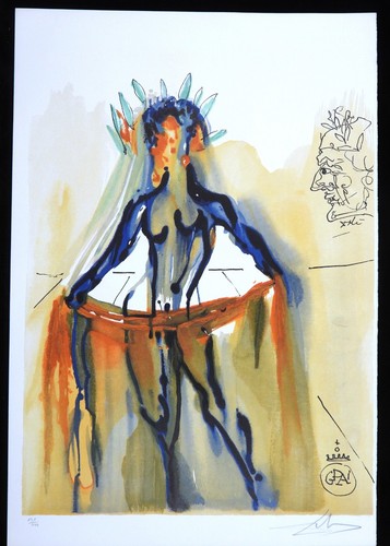 Salvador dali etching venus - etching,