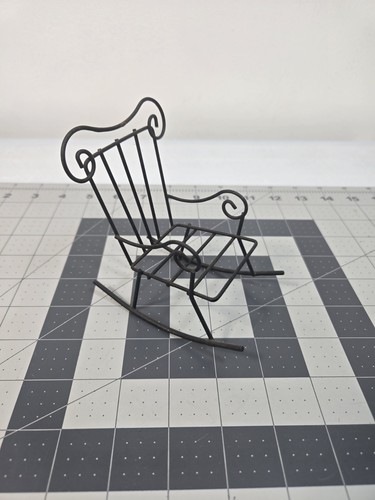 Sedia dondolo vintage casa - a,