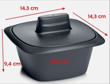 Tupperware Ultra Pro stampo pentola da giardino 500 ml Airfryer forno microonde