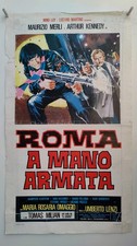 locandina ROMA A MANO ARMATA Maurizio Merli UMBERTO LENZI tomas milian