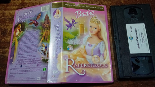 Vhs barbie raperonzolo - vhs,