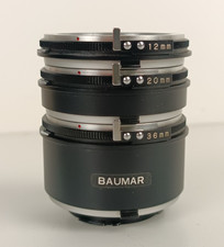 BAUMAR 12MM / 20MM / 36MM - TRE TUBI PER MACRO - PER MINOLTA