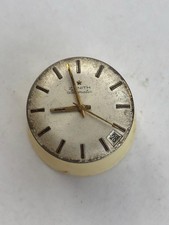 Zenith Automatic Movement Cal 2542 PC Running For Parts Repair Watch Vintage
