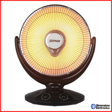 Stufa Elettrica Infrarossi Basso Consumo Alogena Riscaldatore ZEPHIR Oscillante