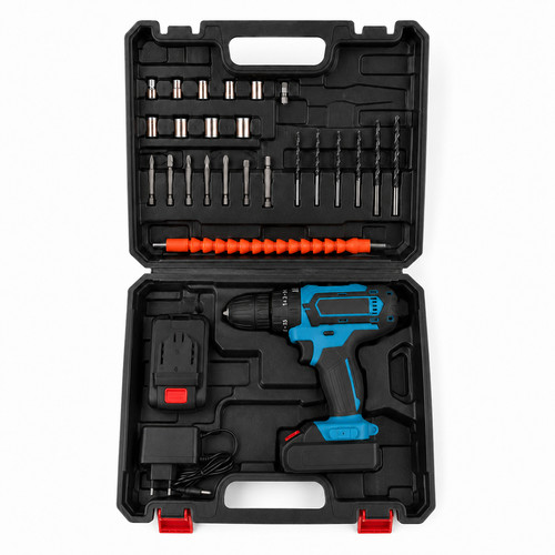 Trapano perforatore con kit - trapano, e