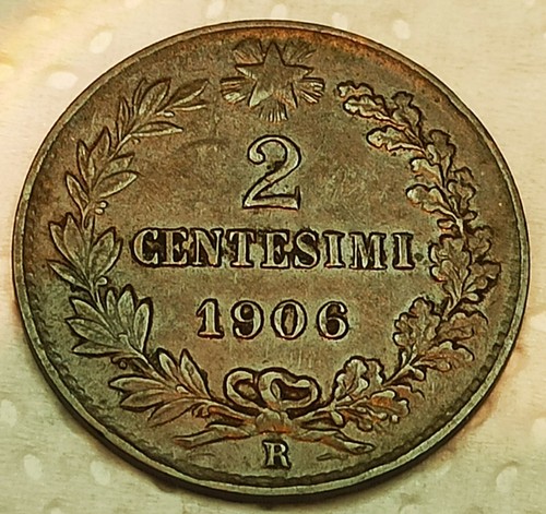 Centesimi 1906 variante - 2,