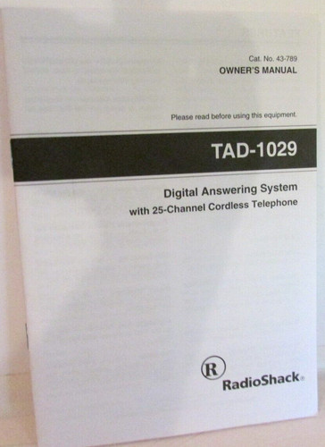 Radio shack segreteria - shack,