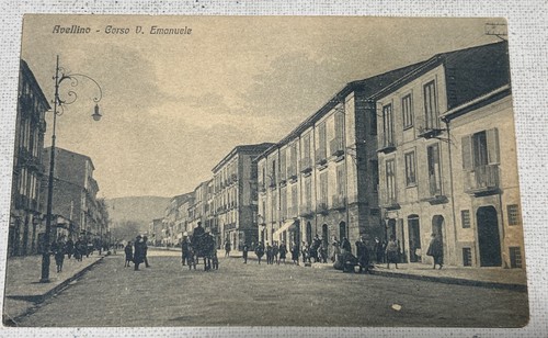 Cartolina avellino corso - avellino, v