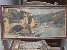 Dipinto a olio vintage del
