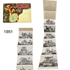 Carnevale di Viareggio 1951 Serie Completa Carri Organetto con Busta