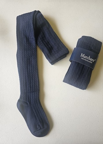 Collant maglia blu navy - collant,