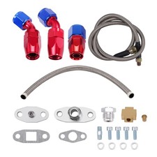 Kit Olio Turbo Turbocompressore Linea T3 T4 T70 T66 T04E Oil Feed Drain Line Set