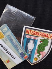 INTER SCUDETTO toppa INTERNAZIONALE CALCIO PATCHS vintage 1960 originale