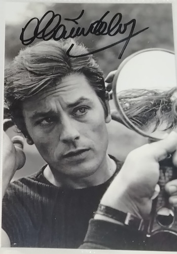 Autograph alain delon foto - autograph,