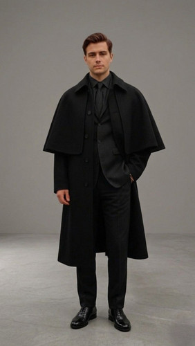 Cappotto mantello uomo - cappotto,
