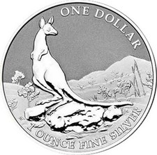 1 oz Silber 999 Känguru 2013