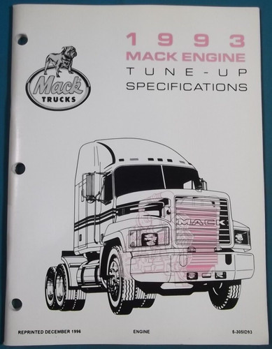 Mack truck 1993 manuale - mack,