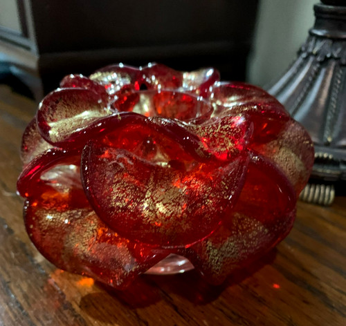 Portacandele metà secolo oro