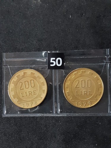 Italia coppia 200 lire - 200,