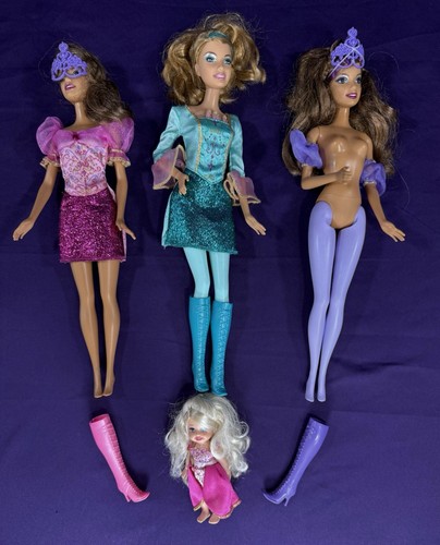 Lotto bambole barbie - lotto, i