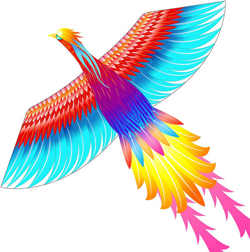 Drago arcobaleno fenice - drago,