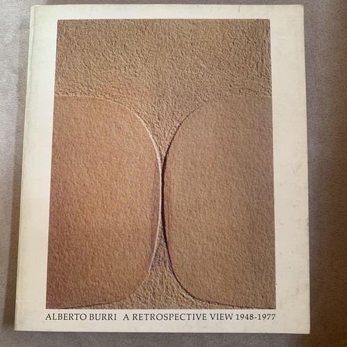 Alberto burri retrospective - burri., a