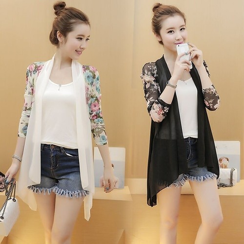 Cardigan kimono donna stampa