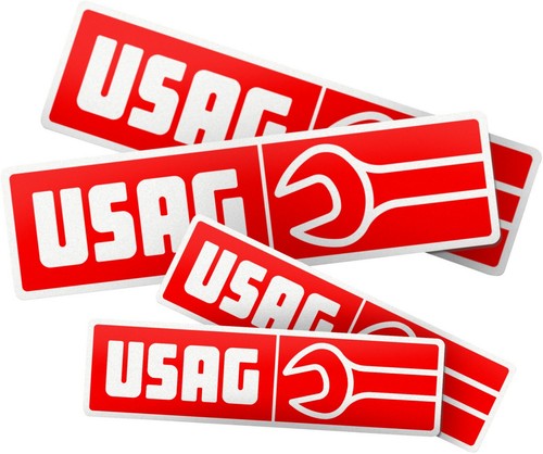 Adesivo usag logo - adesivo,