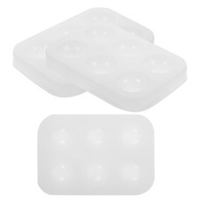 3 Pcs Tavolozza Di Siliconici Pittura Silicone Acquerelli Portatili