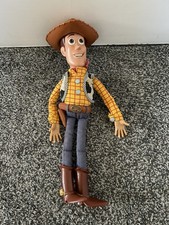 Disney Store Toy Story Woody Pull String Doll Figure 16” Bonnie Boot Funzionante! 
