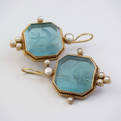 Orecchini museo intaglio - orecchini,