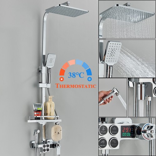 Sistema doccia cromato con