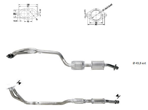 Catalizzatore nuovo per bmw - catalizzatore,