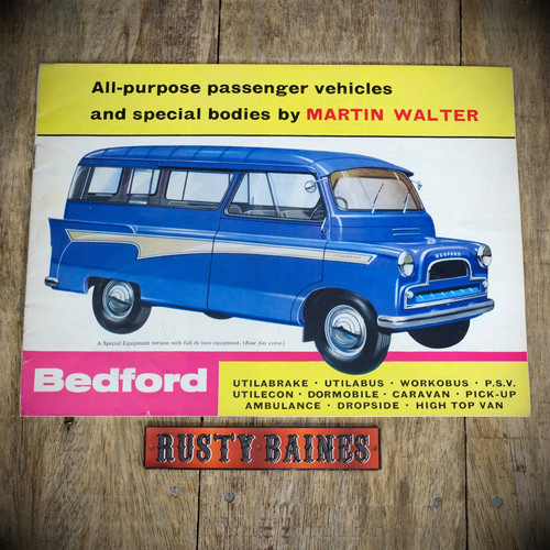 Vintage car brochure martin - vintage,