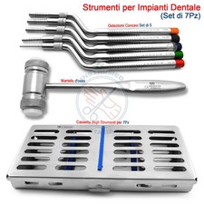 Strumenti per Impianto Dentale Martello d'osso Osteotomo di Concavo Contenitore
